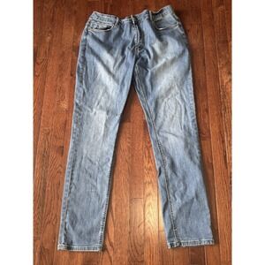 Barbell Apparel Athletic Fit Jeans SZ 36x33 Light Blue Denim